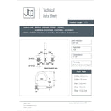 JTP 3 Tap Hole Basin Set JTP VOS 3 Hole Deck Mounted Basin Mixer Tap