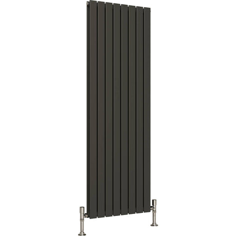 Aquarius Bathrooms Panel Radiator 1600 x560mm / Anthracite Aquarius Flat Double Vertical Panel Radiator