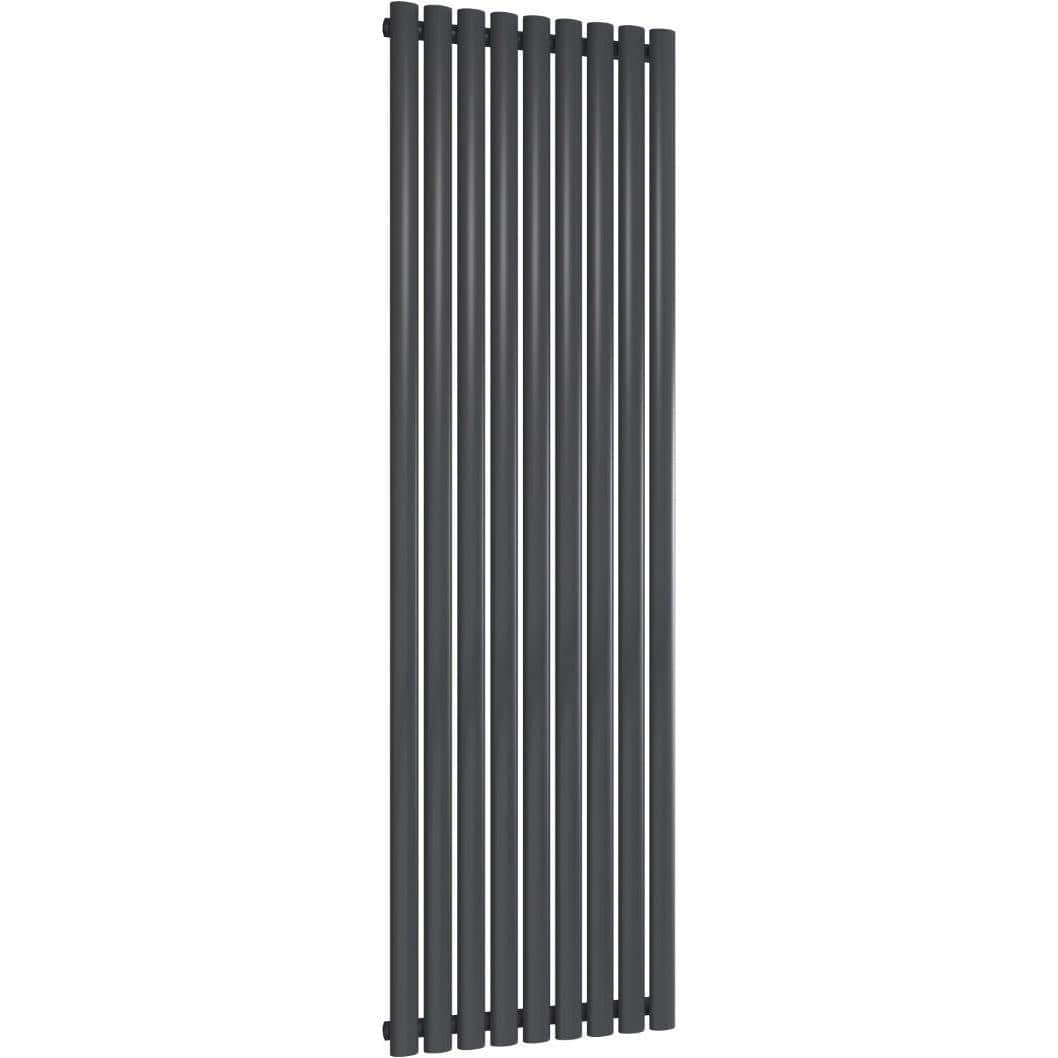 Aquarius Bathrooms Column Radiator 1800 x540mm Aquarius Athens Single Vertical Column Radiator in Anthracite