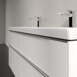 Villeroy & Boch Wall Mounted Vanity Unit Villeroy & Boch Subway 3.0 Wall Hung 1200mm Four Drawer Double Vanity Unit with Basin