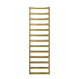 Crosswater Designer Towel Radiator 1630 x 500 / Central Heating Crosswater Air Designer Towel Radiator in Brushed Brass