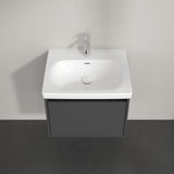 Villeroy & Boch Wall Mounted Vanity Unit Villeroy & Boch Skyla Wall Mounted 600mm One Drawer Vanity Unit with Basin