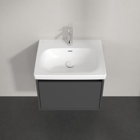 Villeroy & Boch Wall Mounted Vanity Unit Villeroy & Boch Skyla Wall Mounted 600mm One Drawer Vanity Unit with Basin