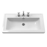 Aquarius Bathrooms Floor Standing Vanity Unit Aquarius Leighton 800mm Floor Standing Two Door Vanity Unit with Basin