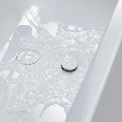 Villeroy & Boch Double Ended Bath Villeroy & Boch Subway 3.0 Double Ended Quaryl Bath with SilentFlow