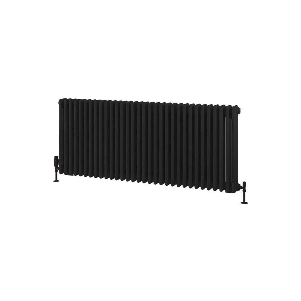 Eastbrook Rivassa Traditional 3 Column Radiator in Matt Black