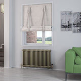 Eastbrook Column Radiator 600 x 1010 / Central Heating Eastbrook Rivassa Traditional 2 Column Radiator in Bronze Effect