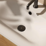Crosswater Wastes and Accessories Crosswater MPRO Industrial Universal Click Clack Basin Waste in Carbon Black