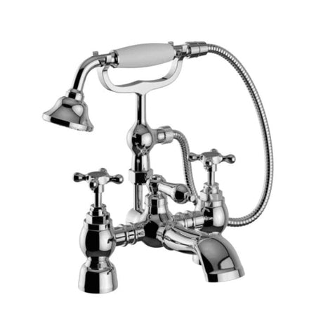 Heritage Bath Shower Mixer Heritage Trinity Bath Shower Mixer in Chrome