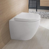 Villeroy & Boch Back to Wall Toilet Villeroy & Boch Subway 2.0 Rimless Back to Wall Toilet with Soft Close Seat