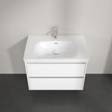 Villeroy & Boch Wall Mounted Vanity Unit Villeroy & Boch Skyla Wall Mounted 800mm Two Drawer Vanity Unit with Basin
