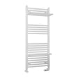 Eastbrook Panel Radiator 1200 x 500 / Dual Fuel Eastbrook Haddenham Straight Vertical Towel Rail in Matt White