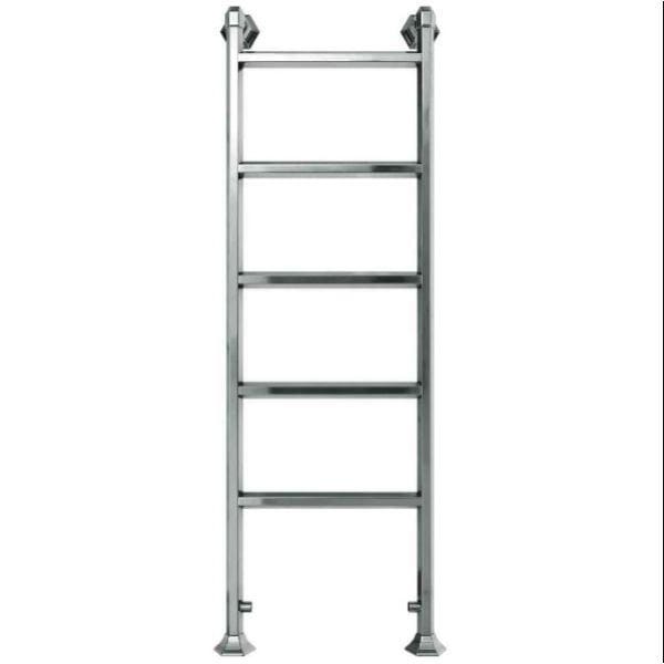 Vogue Traditional Towel Rail 1543 x 550 / Electric Only Vogue Art Moderne Straight Floor Mounted Traditional Towel Radiator in Chrome
