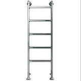 Vogue Traditional Towel Rail 1543 x 550 / Electric Only Vogue Art Moderne Straight Floor Mounted Traditional Towel Radiator in Chrome