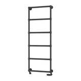 Eastbrook Traditional Towel Rail 1550 x 600 / Central Heating Eastbrook Stour Vertical Traditional Heated Towel Rail in Anthracite