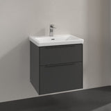 Villeroy & Boch Subway 3.0 Wall Hung 600mm Two Drawer Vanity Unit with Basin