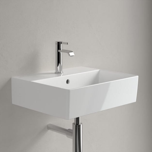 Villeroy & Boch Wall Hung Basin 500mm Villeroy & Boch Memento 2.0 Wall Hung Basin with Overflow in White Alpin