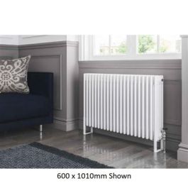 Eastbrook Rivassa Horizontal 4 Column Radiator | UK Bathroom Store