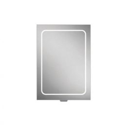 HiB Vapor 50 LED Aluminium Demisting Mirror Cabinet - 500mm Wide - 51400